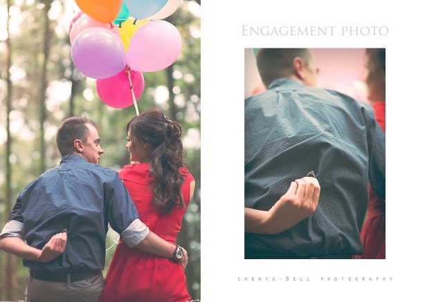 Engagement Photo Balloons